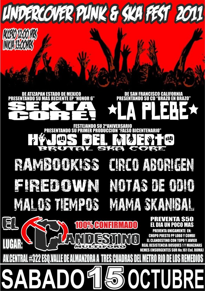 UNDERCOVER PUNK & SKA FEST 2011 